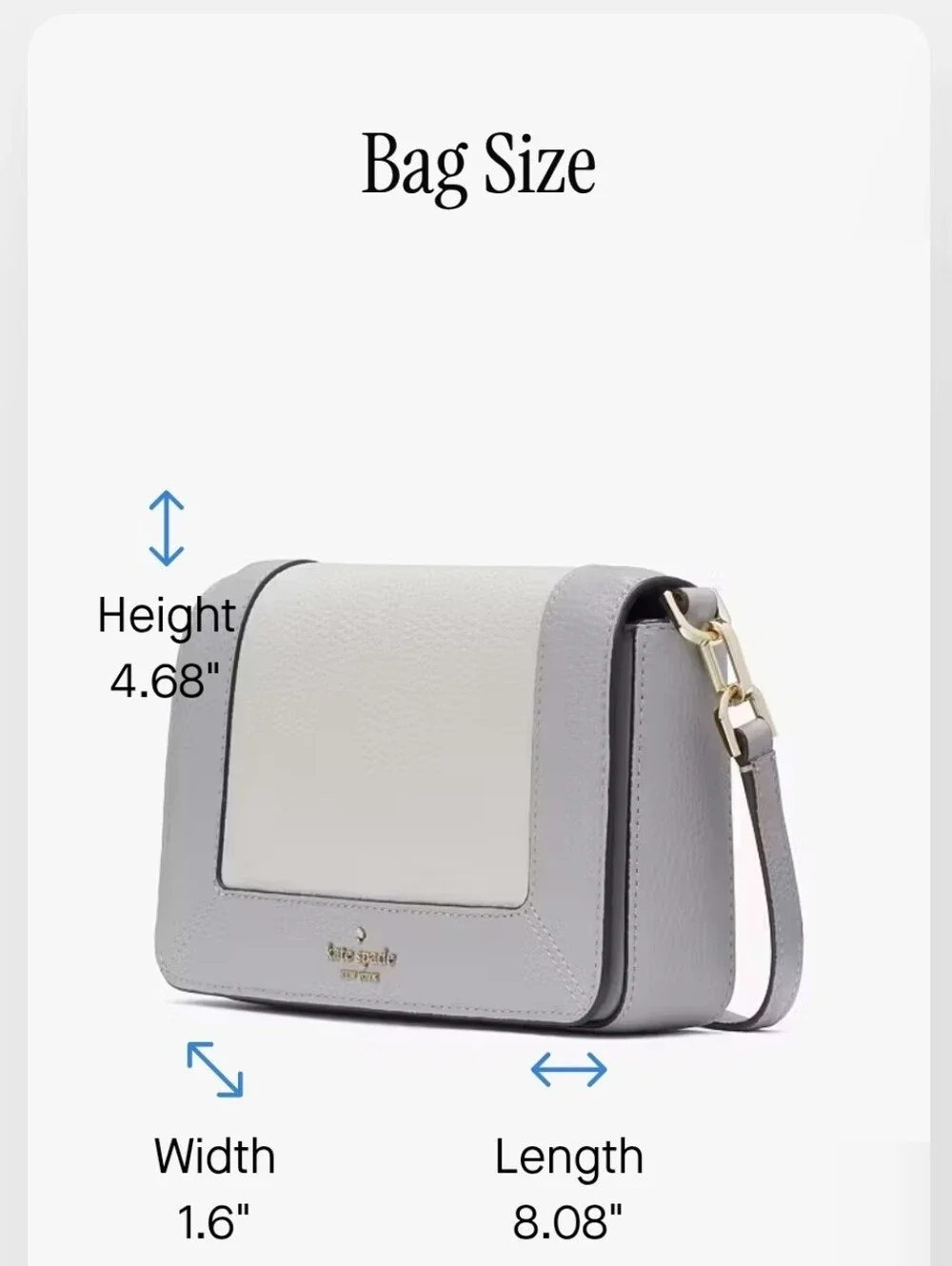 Kate Spade Lena Colorblock Mini Flap Crossbody Pebbled Leather NWT